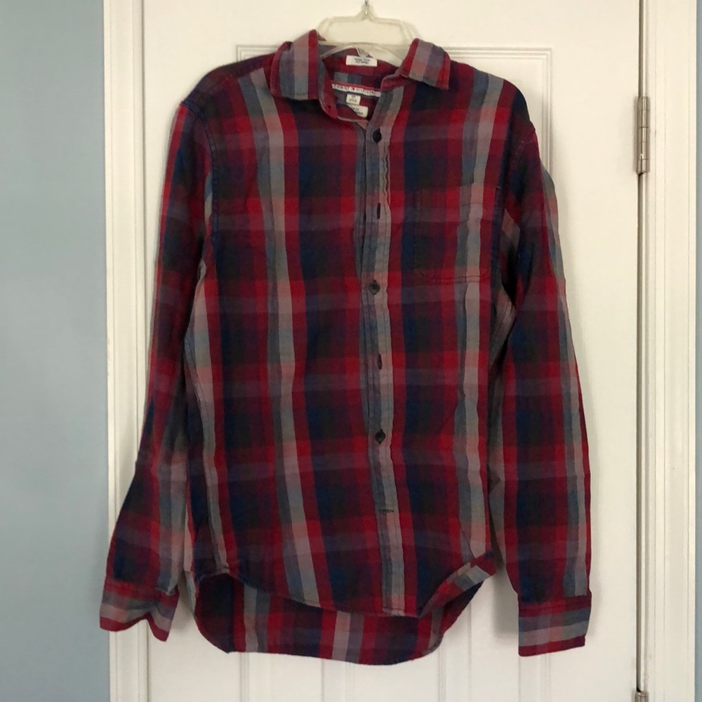 Tommy Hilfiger héritage Indigo Yarns flannel button down - Size S